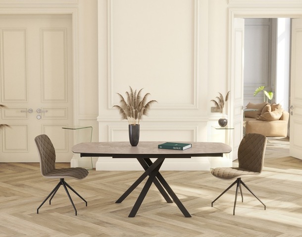 Akante uitschuifbare eetkamertafel Kheops - 1